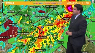 First Alert: Flash flood warning Wednesday morning