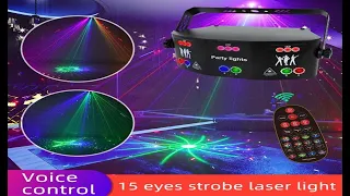 NEW 15 EYES LASER STROBE LIGHT