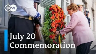 Merkel speech at 75th anniversary of Hitler assassination attempt | DW News