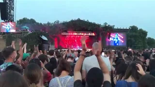 Bruno Mars live concert at Hyde Park London, July 14th 2018