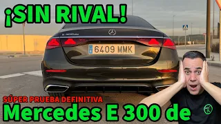 ¡SIN RIVAL! Mercedes Benz E 300 de SÚPER PRUEBA DEFINITIVA PHEV Prueba de AUTONOMÍA y CONSUMO MOTORK