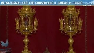 In esclusiva i vasi che conservano il sangue di Cristo