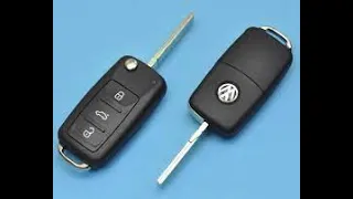Как поменять батарейку в ключе Volkswagen Touran,Golf,Polo,Up,Tiguan,Touareg