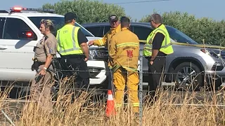 Skydiver killed by big rig after landing on a freeway near Lodi