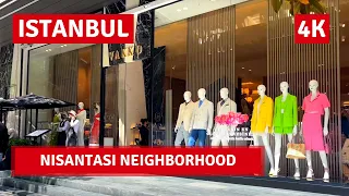 Istanbul 2022 Nisantasi 27 April Walking Tour |4k UHD 60fps