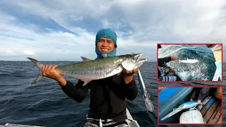 How to Catch King Mackerel or Tanigue Using Handline Trolling | Mindoro Fishing