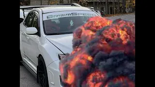 MY NEW WRX BLOWS UP