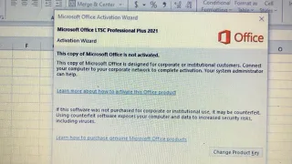 MICROSOFT OFFICE ACTIVATION WIZARD  (SOLUTION)