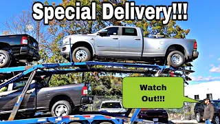 GUY ALMOST WRECKS NEW RAM HD TRUCK... || How A Dually Looks Getting Delivered!