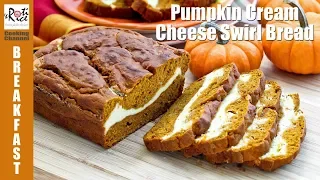 Pumpkin Cream Cheese Swirl Bread | Roti n Rice
