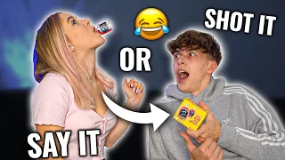 SAY IT OR SHOT IT MIT MEINEM FREUND!😳🍻 (unangenehme FRAGEN) - DAILY VIDEO 45