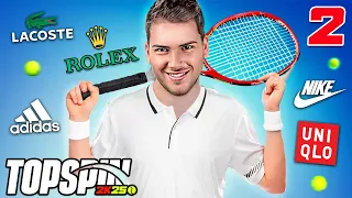 TOPSPIN 2K25 CARRIERA #2 - OFFERTE di SPONSOR!! QUALE SCELGO??