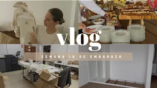 🤰18 SEMANAS🤰  FÁBRICA TOUR, Compras y tenemos armario!!    |   Vikguirao