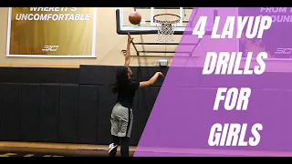 TOP 4 BEGINNER LAYUP DRILLS FOR GIRLS