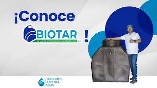 BIOTAR Unica planta de tratamiento de aguas residuales aeróbica, sin electricidad.