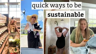 15 ways to help the planet in under 15 minutes (quick & easy ways to be sustainable)