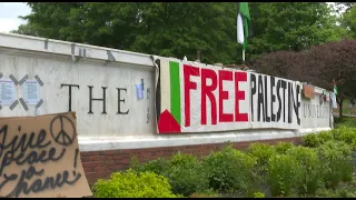 Pro-Palestine protesters at Johns Hopkins University meet with school about divestment