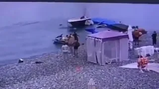 Взрыв катера в Сочи