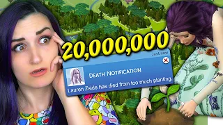 Planting 20 MILLION Trees ...in The Sims 4 Until My Sim Dies