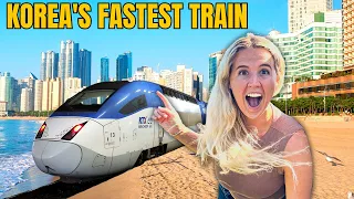 KTX Bullet Train: Korea's FASTEST! (Seoul to Busan)