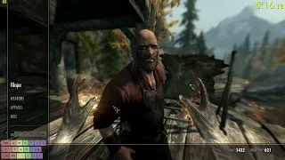 Skyrim Ebony Warrior% Speedrun in 10:17