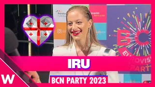 🇬🇪 Iru "Echo" | Barcelona Eurovision Party 2023 INTERVIEW