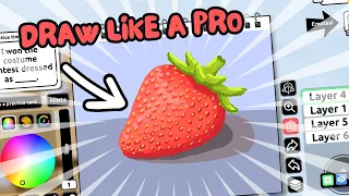 How to Draw Like a Pro in Roblox! Draw a Blank