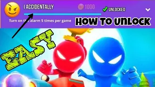 How to Unlock "I Accidently" achievement in #StickmanParty (Easy)