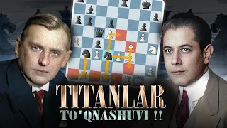 Chempionlar to'qnashuvi ! Aleksandr Alexin vs Xose Raul Capablanca | New York 1927.