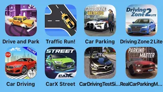 Drive and Park, Traffic Run, Car Parking and More Car Games iPad Gameplay