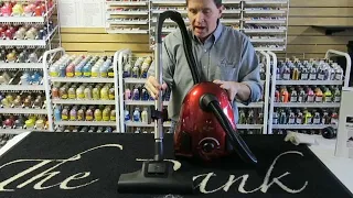 The  Bank Robber Vacuum with Turbo Nozzle demo