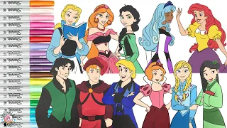 Disney Princess Makeover as Powerpuff Girls Coloring Book Compilation Rowdyruff Boys Bliss Morbucks