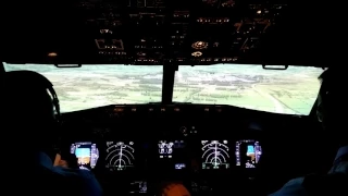 Boeing 737-800 Simulator circuit practice