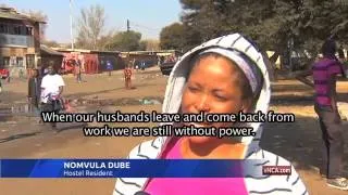 Angry residents in a Soweto Hostel turn on Eskom