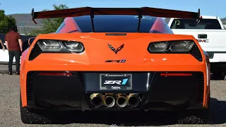 Corvette zr1 2018 Vs Mustang s550 | 11vo Aniversario Potros Culiacán | Autódromo Culiacán