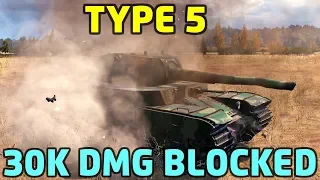 WoT | Type 5 Heavy Crossing Malinovka Field - Epic Steel Wall - 30K Damage Blocked