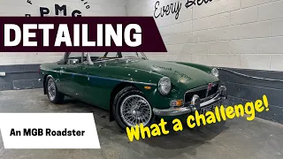 Detailing an MGB Roadster - classics are tricky!