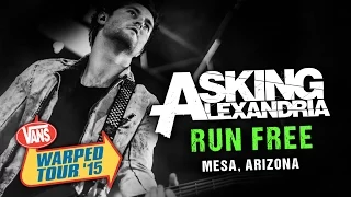 Asking Alexandria - "Run Free" (with Denis Stoff) LIVE! Vans Warped Tour 2015