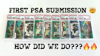 24 Card PSA Submission. First every submission!!!! 🔥🔥🔥 Prizm Football. How did we do????