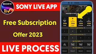 🔥sony liv free subscription code / ✅ how to watch sony liv app for free