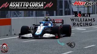 AC F1 2020 Latifi Williams FW43 HotLap -Azerbaijan Baku Onboard and Replay 60Fps ✌