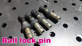 DIY 볼락핀 / 용접테이블 치구 고정용 볼락핀 / welding table ball lock pin