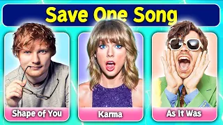 Save One Song 🎶 | Most Popular Songs Ever Music Quiz #2 😍