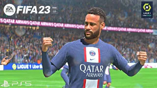 FIFA 23 [PS5] PSG vs. Marseille - LIGUE 1 2022/23 Full Match Gameplay | 4K HDR