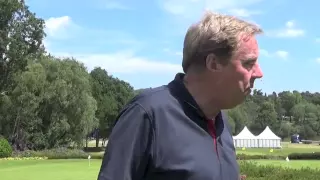 Harry Redknapp hates being hit by a ball!