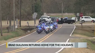 Brad Sullivan returns home for the holidays