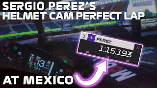 Sergio Perez's Helmet Cam Perfect Lap | 2022 Mexico City Grand Prix | Assetto Corsa