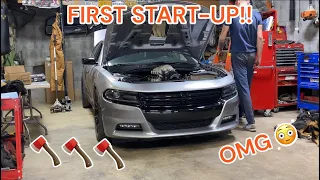 BIG CAM CHARGER R/T FIRST START UP!! *WOW*