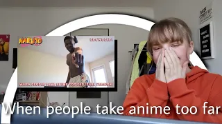 weeb reacts to "when people take anime too far"