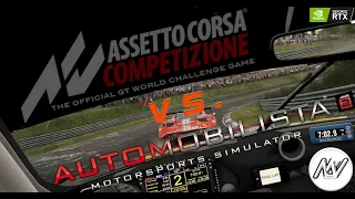 NORDSCHLEIFE Assetto Corsa Competizione vs Automobilista 2 | Drivers Eye | 4K